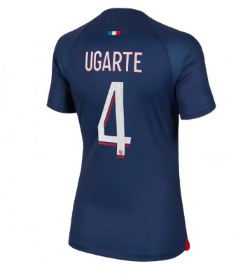 Paris Saint-Germain Manuel Ugarte #4 Replika Hjemmebanetrøje Dame 2023-24 Kortærmet